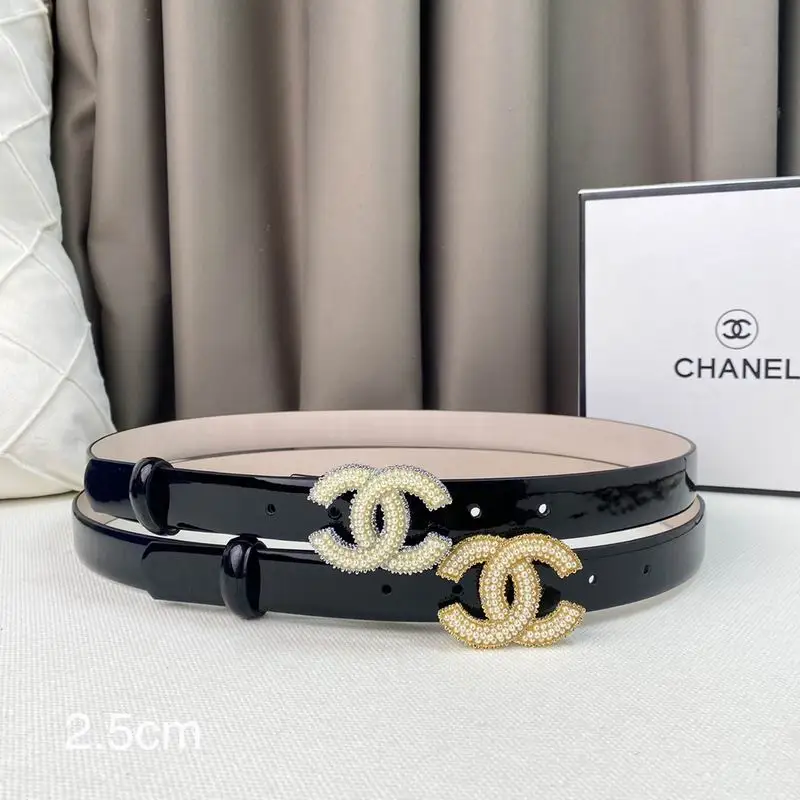 Chanel belt 25mmX90-110cm 7D06